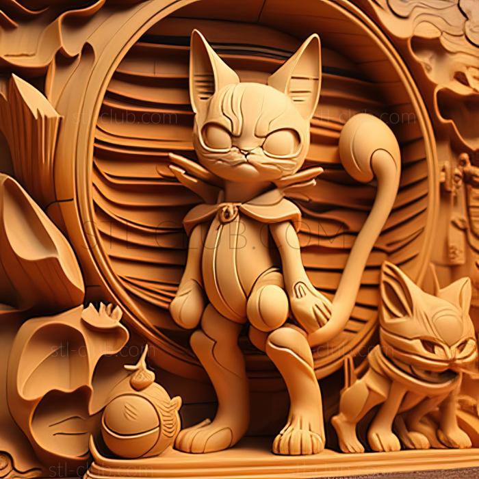 3D model Like a Meowth to a Flame Arrival in Saiyu City Nyarth i (STL)